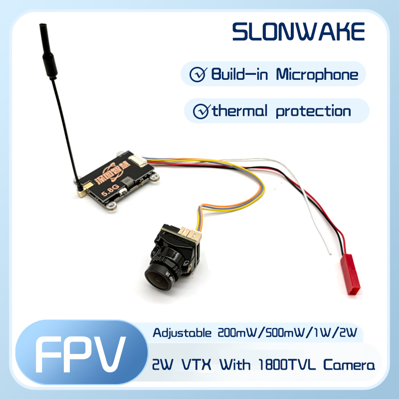 Fpv Drone Camera - SLONWAKE 5.8G 56CH 2W передатчик VTX