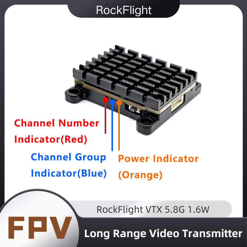 RockFlight TX663 VTX 5.8G 48CH – обзор и цена Fpv Drone Frame