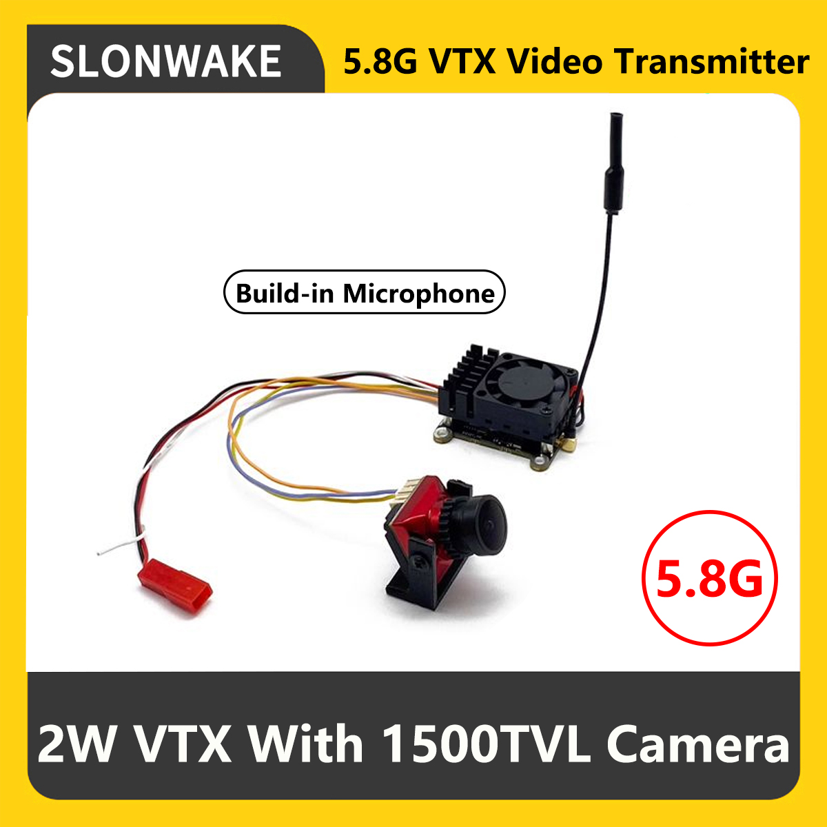 SLONWAKE 5.8G 2000мВт FPV VTX  – обзор и цена Fpv Drone Camera